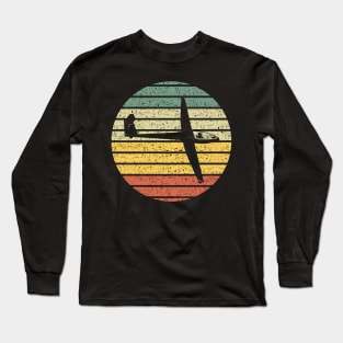 Vintage glider silhouette Long Sleeve T-Shirt